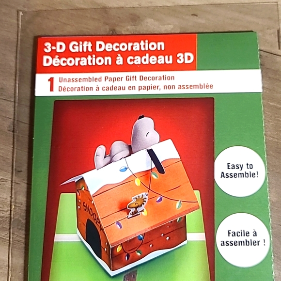 ⭐️ Peanuts' The Peanuts Movie 3-D Gift Decoration 2015 - Picture 2 of 8